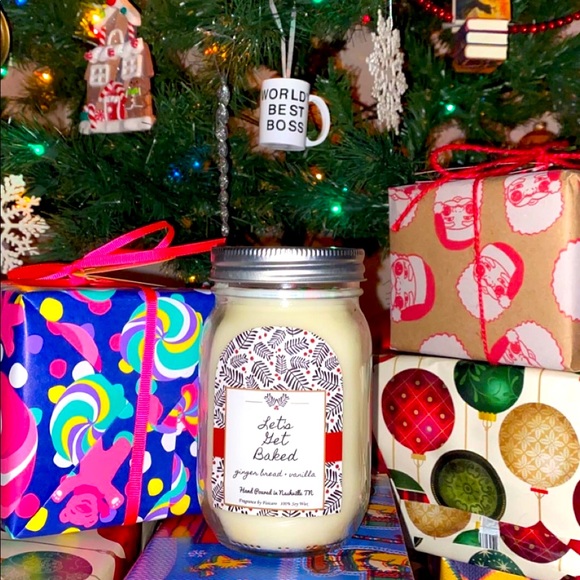 FBF Candle C Other - Let’s Get Baked! Holiday scented candle.
